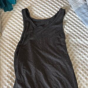 Lululemon Athletica Gray Fitted Sleeveless Tank Top